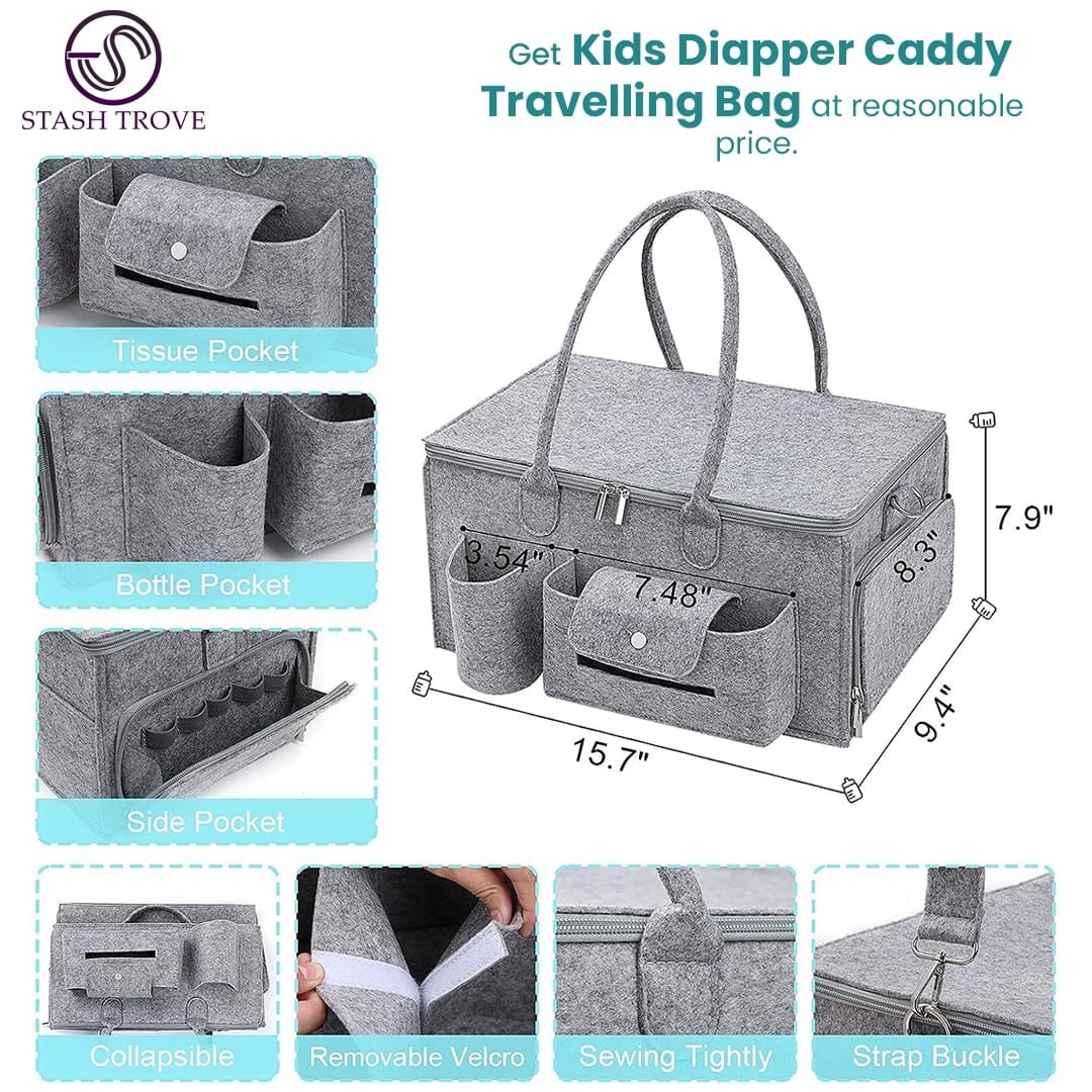 Kids Diapper Caddy Travelling Bag